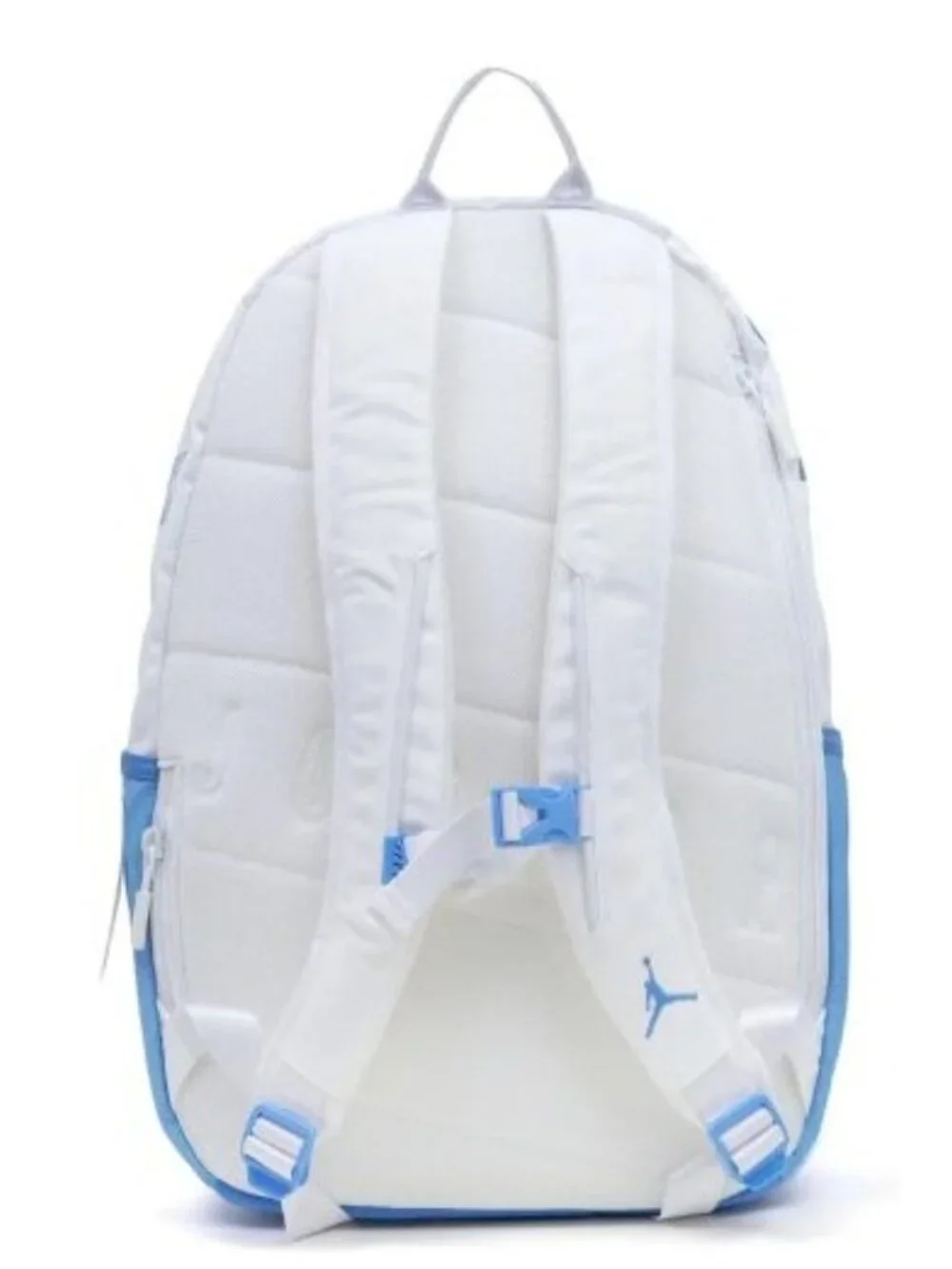 Air Jordan Jumpman 15 Backpack  White Blue Laptop Zipper Pockets NWT